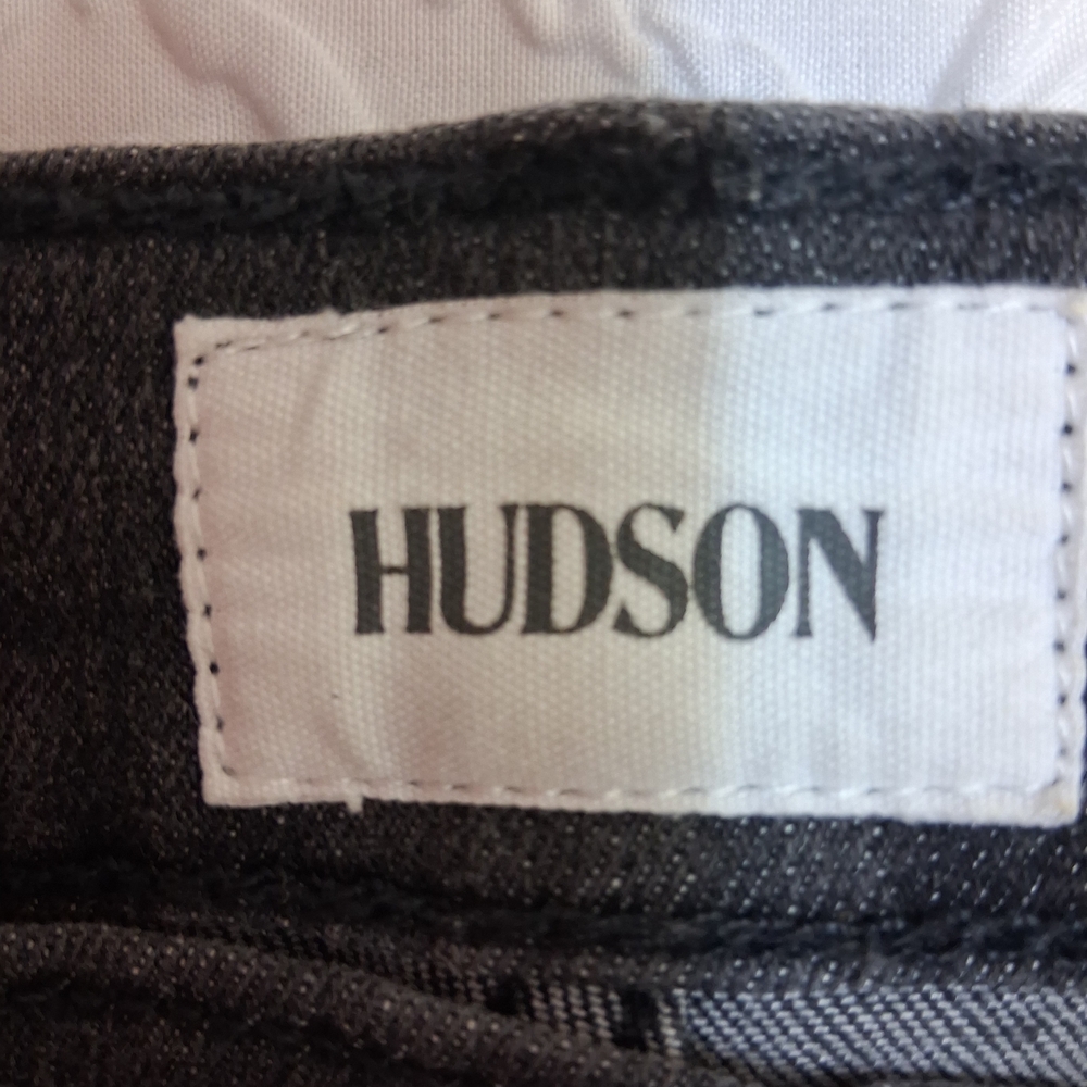 Hudson Jeans Washed Black Cropped Straight Ankle - Picture 2 of 16